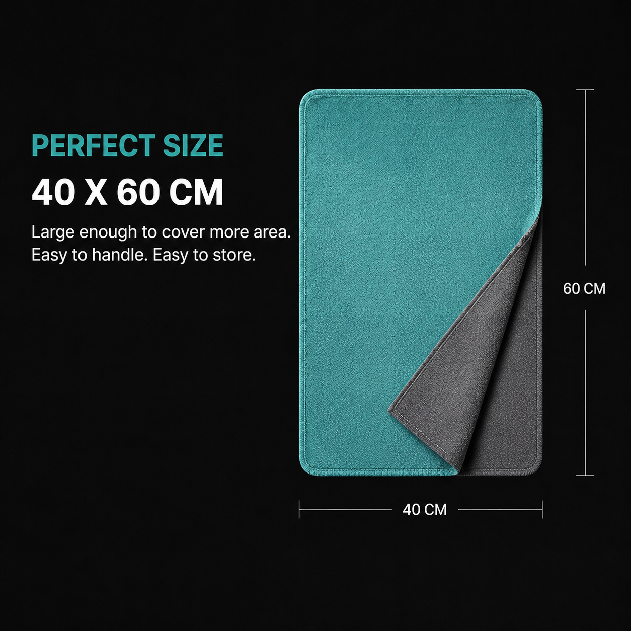 REVZO 1200GSM Elite Drying Microfiber Towel