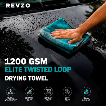 REVZO 1200GSM Elite Drying Microfiber Towel
