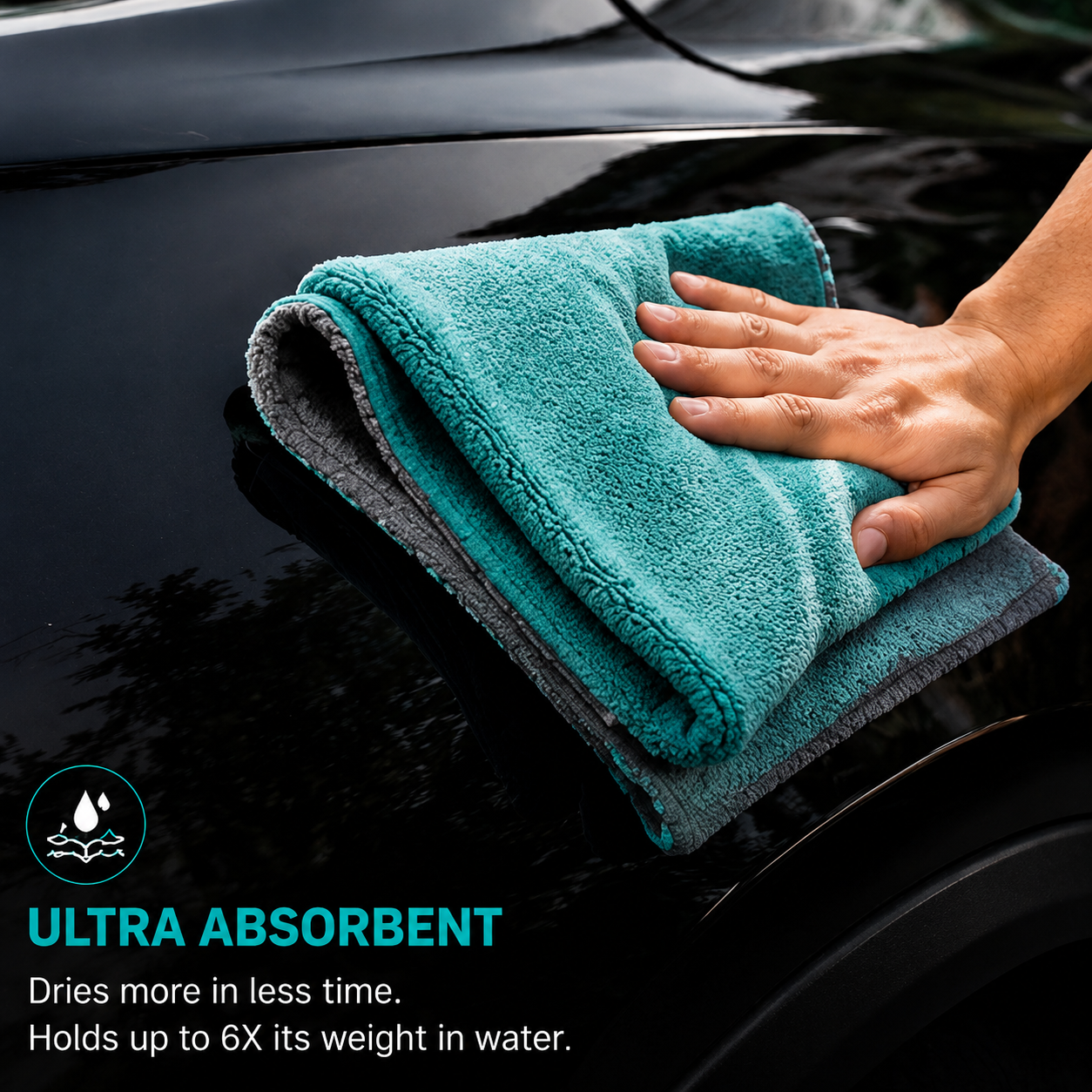 REVZO 1200GSM Elite Drying Microfiber Towel